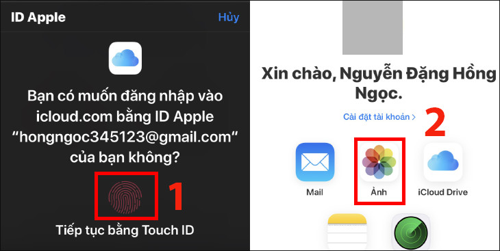 Hướng dẫn lấy lại ảnh trên iCloud qua iCloud.com